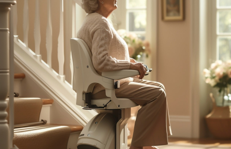 Le monte-escalier, équipement clé du maintien à domicile des seniors